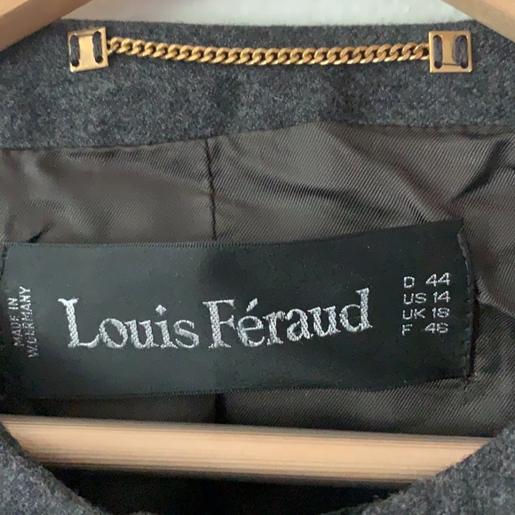 Vintage Louis Feraud Wool-Cashmere Velvet Blazer - Picture 4 of 7